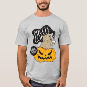 コーヒー右ミュー Tシャツ (正面)