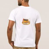 コーヒー同性愛者 Tシャツ (裏面)