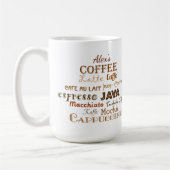 コーヒー名パーソナライズされた トラベルマグ (左)