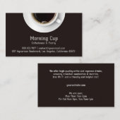 コーヒー名刺 名刺 (正面/裏面)