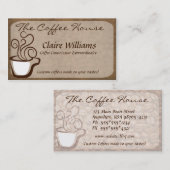 コーヒー名刺 名刺 (正面/裏面)