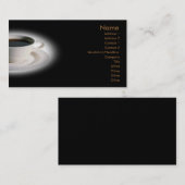 コーヒー名刺 名刺 (正面/裏面)