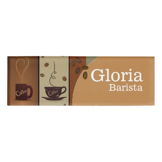 コーヒー名札 名札 (正面)
