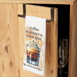 コーヒー名言キッチンインテリア キッチンタオル