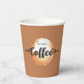 コーヒー名言ペーパカップ 紙コップ (裏面)
