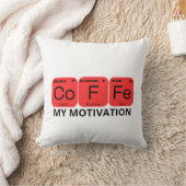 コーヒー周期表要素 クッション (ブランケット)