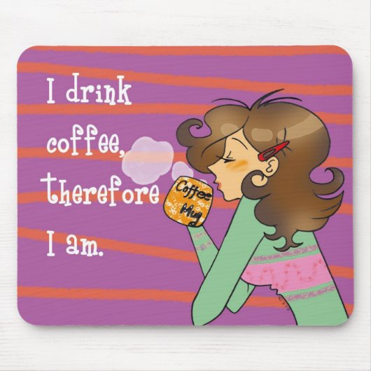 コーヒー哲学 マウスパッド (正面)