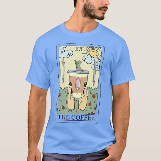 コーヒー喫茶店魔法喫茶店 Tシャツ (正面)