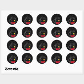 コーヒー在庫僅少 ラウンドシール (シート)