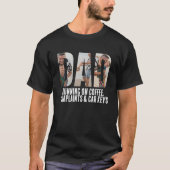 コーヒー大好きお父さんの愚痴 Tシャツ (正面)