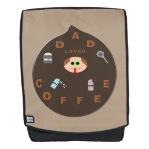 コーヒー大好きパパモンスター バックパック