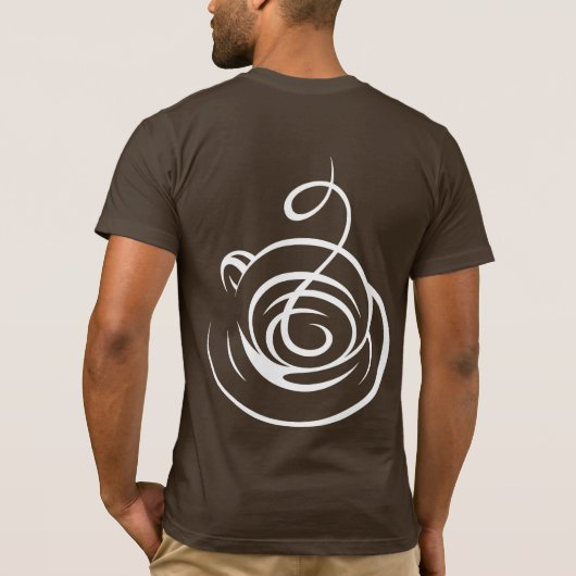 コーヒー大好き04 Tシャツ (裏面)