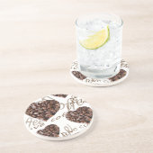 「コーヒー大好き！」 コースター (側面)