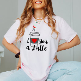 コーヒー大好き。可愛おもしろいいアンチバレンタインの贈り物 Tシャツ