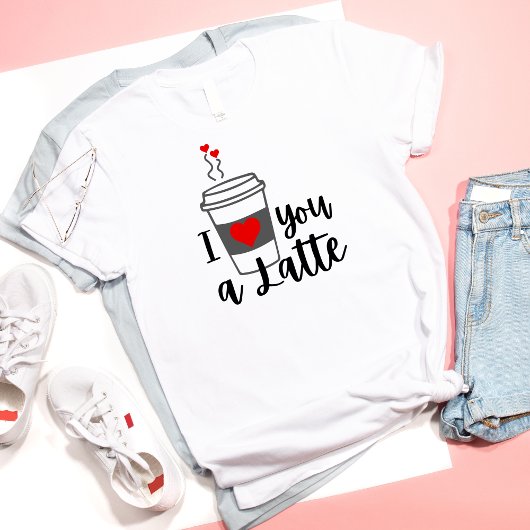 コーヒー大好き。可愛おもしろいいアンチバレンタインの贈り物 Tシャツ