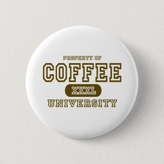 コーヒー大学 缶バッジ (正面)