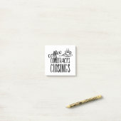 コーヒー契約実在閉鎖剤 ポストイット (デスク上)