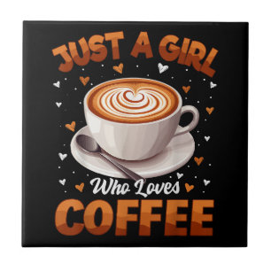 コーヒー女子コーヒー好きな女の子だけ タイル