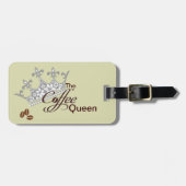 コーヒー女王の荷物のラベル ラゲッジタグ (正面横)