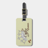 コーヒー女王の荷物のラベル ラゲッジタグ (正面縦)