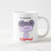 コーヒー好おもしろいきのカワイイ関連型カエルのマグカップ ジャンボコーヒーマグカップ (右)