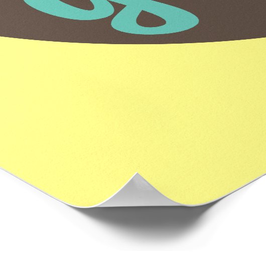 コーヒー好おもしろいき盛り上げとグラインドキッチンアート ポスター (角)