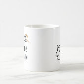 コーヒー好きおもしろいのための古い&モーニングマグカップ コーヒーマグカップ (中央)