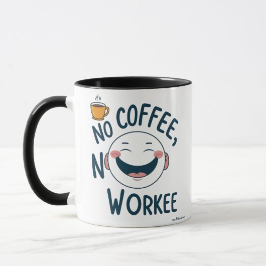 コーヒー好きおもしろいのコーヒーラバーコンボマグカップ マグカップ (左)