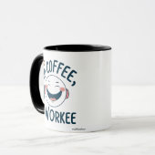 コーヒー好きおもしろいのコーヒーラバーコンボマグカップ マグカップ (正面左)