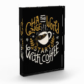 コーヒー好きがコーヒーで世界を変える フォトブロック (左)