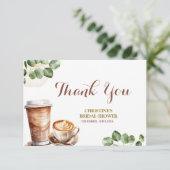 コーヒー好きが醸造サンキューカード サンキューカード (スタンド正面)