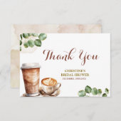 コーヒー好きが醸造サンキューカード サンキューカード (正面/裏面)