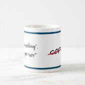 コーヒー好きじゃない コーヒーマグカップ (中央)