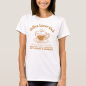 コーヒー好きな人たちの日 Tシャツ (正面)