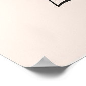 コーヒー好きな人 コーヒーを飲んで ポスター (角)