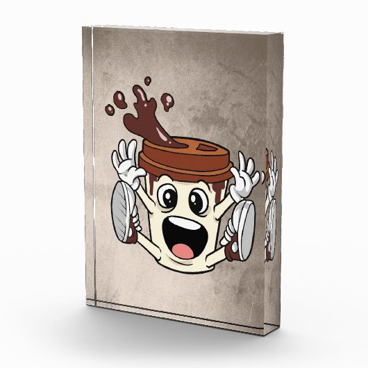 コーヒー好きのおもしろいコーヒーカップ フォトブロック (右)