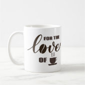 コーヒー好きのために コーヒーマグカップ (左)