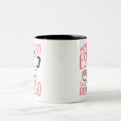 コーヒー好きのためのエスプレッソマグ ツートーンマグカップ (中央)