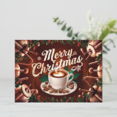 コーヒー好きのためのクリスマスカード#12 シーズンカード (スタンド正面)