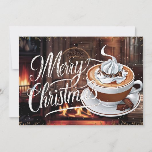コーヒー好きのためのクリスマスカード #16 シーズンカード (正面)