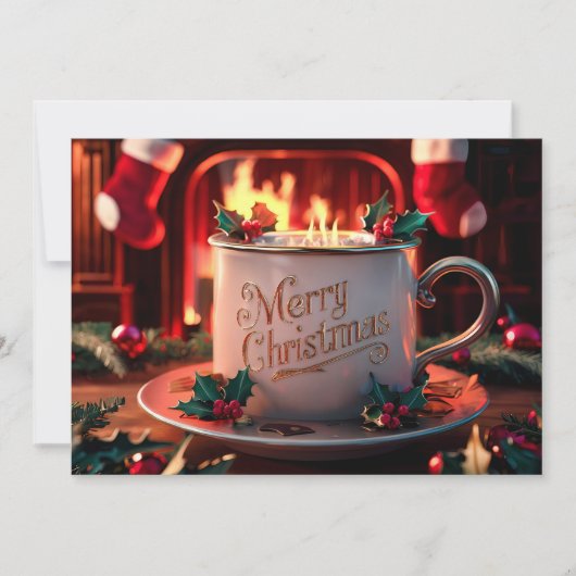 コーヒー好きのためのクリスマスカード #20 シーズンカード (正面)