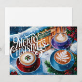 コーヒー好きのためのクリスマスカード #6 シーズンカード (正面/裏面)