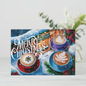 コーヒー好きのためのクリスマスカード #6 シーズンカード (スタンド正面)
