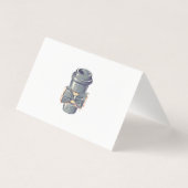 コーヒー好きのためのクリスマスチアの挨拶写真 (裏面)