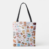 コーヒー好きのためのトートバッグ トートバッグ (裏面)