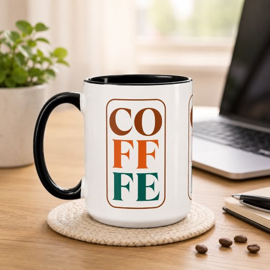 コーヒー好きのためのレトロ コンボ マグカップ