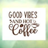 コーヒー好きのための心地よい癒しのデザイン ウィンドウサイン (シート3)