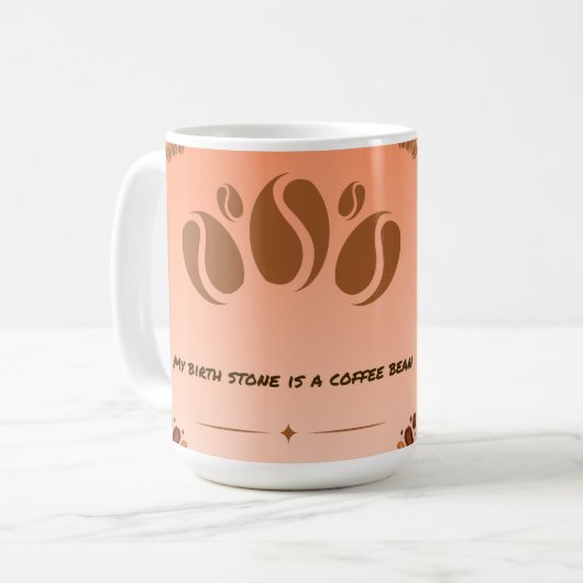 コーヒー好きのための面白いマグカップ コーヒーマグカップ (正面左)