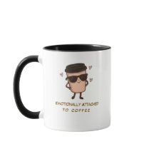 コーヒー好きのための面白いマグカップ "コーヒー依存症"