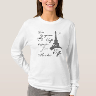 コーヒー好きのためのJava Paris レディースTシャツ Tシャツ